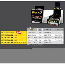 Geax MTB Binnenband Ultralite 26x1.10/1.50 Presta - 292.157.0