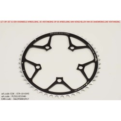 Kettingblad 46T Campagnolo Buitenblad BCD110 zwart Solano - TA-Specialties 