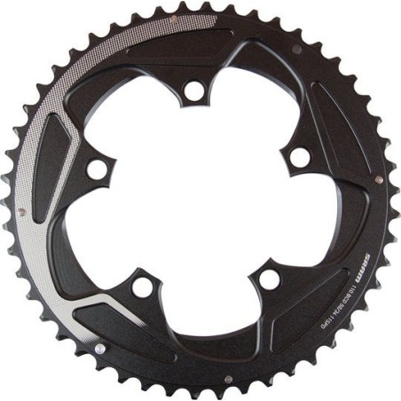 Kettingblad SRAM Rival22 Compact 50T Race 2-Pin 11Sp BCD110 Zwart/Zilver