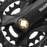 Shimano Crankset FC-M371MTB 9-Sp 175mm 48X36X26 vierkant zwart Shimano Crankset FC-M371MTB 9-Sp 175mm 48X36X26 vierkant zwart