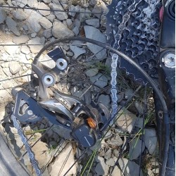 Derailleurpad Ghost SL AMR, AMR plus,  DOWNHILL, M8 x 30mm Torx black GH131