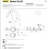 Spaak voorwiel / achterwiel NDS Mavic Crossmax Deemax 29er XL 293mm vanaf 2015
