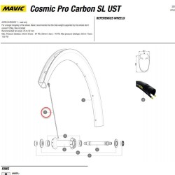spaak 271mm Mavic logo Cosmic Pro Carbon UST SL 2018