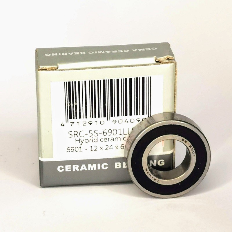 Keramische hybride wiellager 12 x 24 x 6 mm 6901 LLB ABEC 5 Ceramic bearing Keramische hybride wiellager 12 x 24 x 6 mm 6901 LLB ABEC 5 Ceramic bearing
