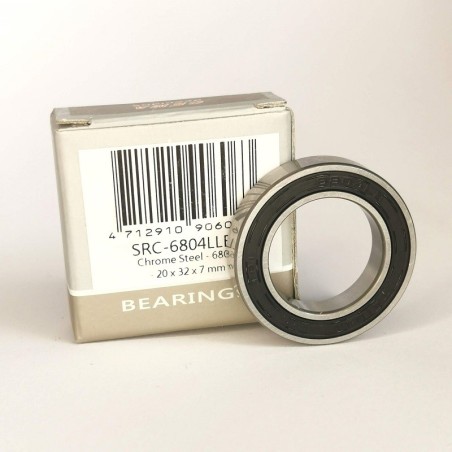 wiellager 20 x 32 x 7 mm 6804 LLB  chrome staal CEMA