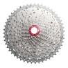 cassette 12 speed 11-50T silver Shimano HG| Sunrace CSMZ90 - vooraanzicht
