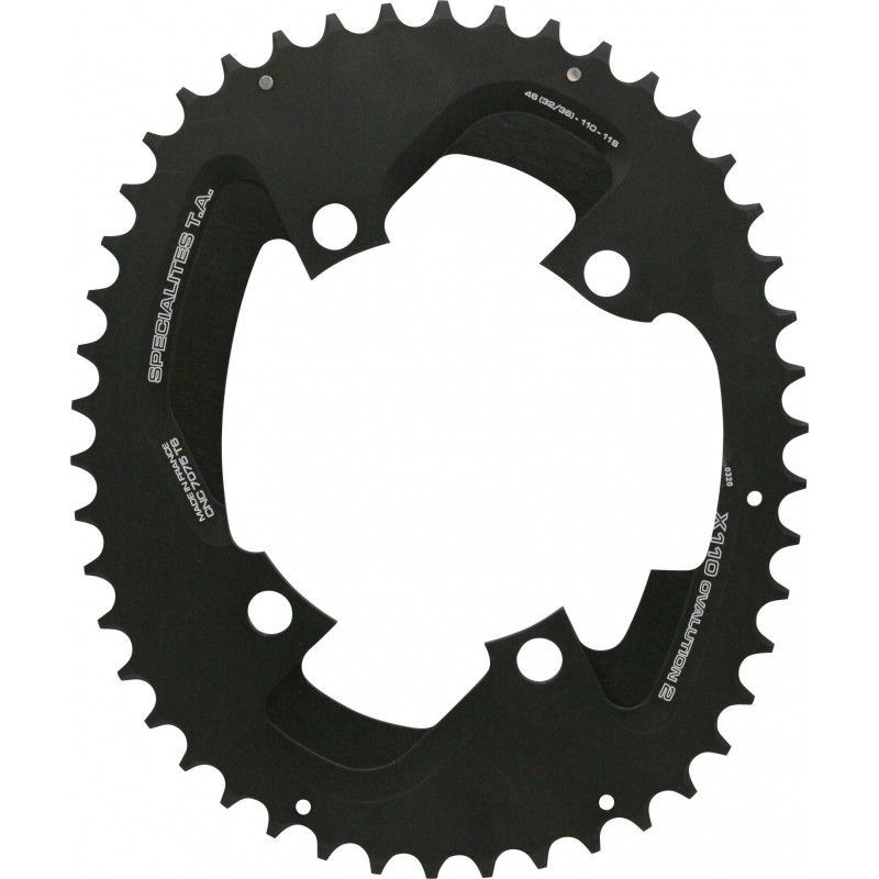 Ovaal Kettingblad 48T voor Shimano 1x/2x 11/12 sp R8000 R9000 6800 R7000 - TA-Specialities Ovaal Kettingblad 48T voor Shimano 1x/2x 11/12 sp R8000 R9000 6800 R7000 - TA-Specialities
