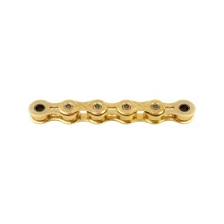 Ketting 1 speed KMC X101 gold voor baanfiets, Fixi, BMX,