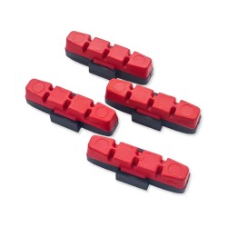 4 remblokken Magura HS11/HS33 rood voor blanke alu velgen
