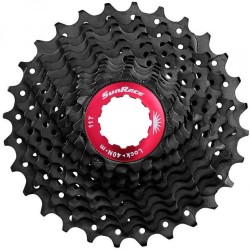 11 speed race cassette 11-32T RX1 black zwart chrome Shimano HG passing: SunRace CSRX1