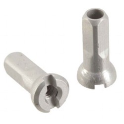 aluminium spaaknippel 16mm 14G polyax Sapim