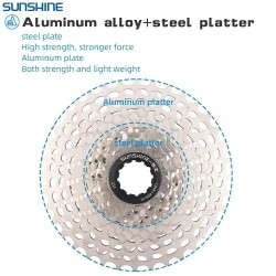 12 speed cassette 11-32 Shimano HG passing | Sunshine - specificatie