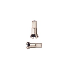 spaaknippel 2.34 mm x 14.5 mm, voor spaak 13, vernikkeld messing, DT-Swiss