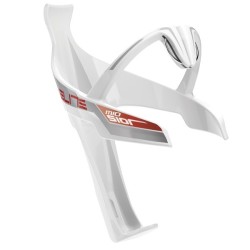 Elite Sior Mio Bidonhouder wit Glossy - rood Logo