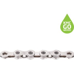 KMC X12 12 speed ketting silver waxed  126 schakels incl. verbindingsschakel