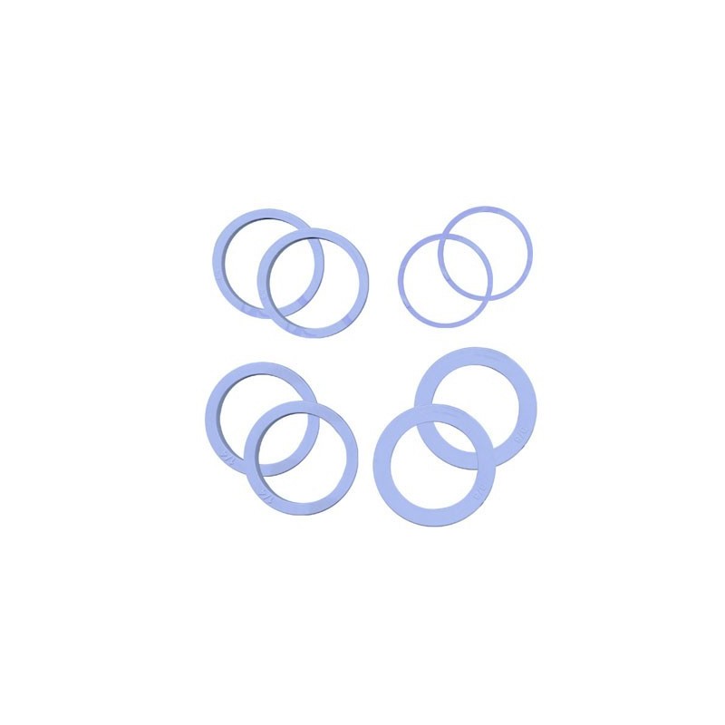 Spacer Stuurbuis 5mm Alloy zilver 1 1/8 inch - 5st