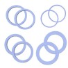 Spacer Stuurbuis 5mm Alloy zilver 1 1/8 inch - 5st